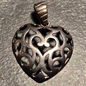 Milor Italy Heart Sterling Silver Pendant